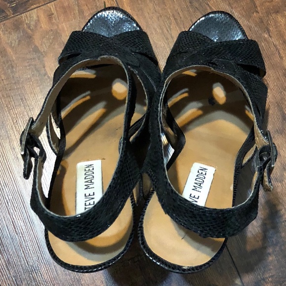 Steve Madden Hitower snakeskin heels sz 8 - Picture 6 of 8